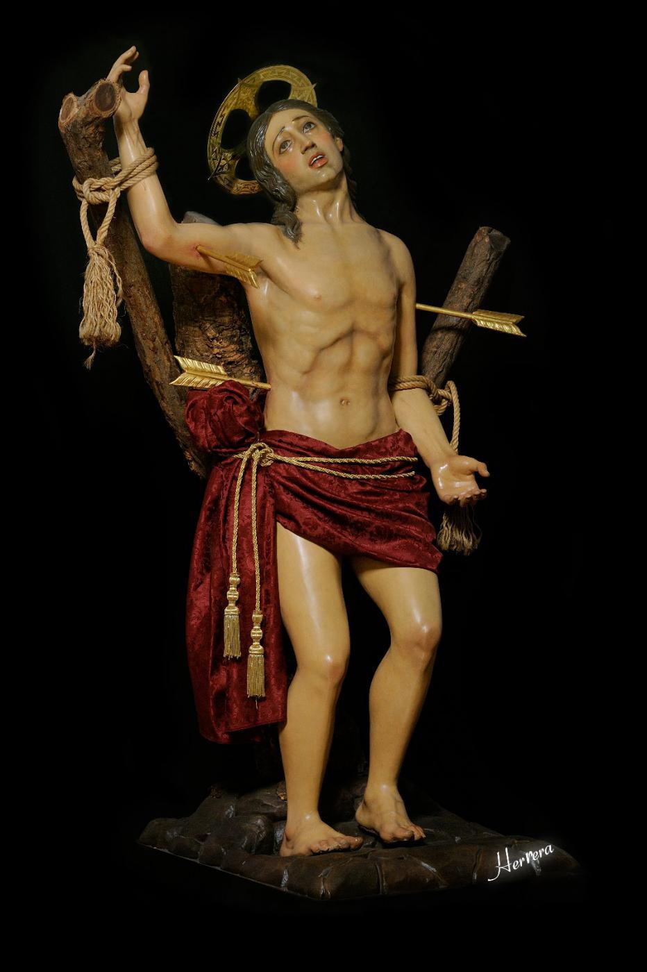 Imagen de san Sebastian de Algarrobo