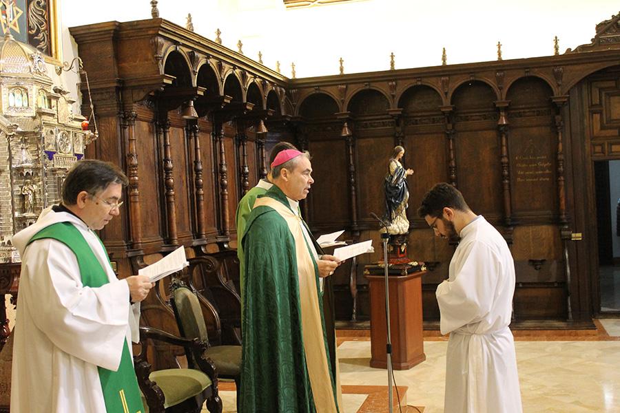 Rito de admisión de Manuel Jesús Otero. FOTO: S. BREMERMANN