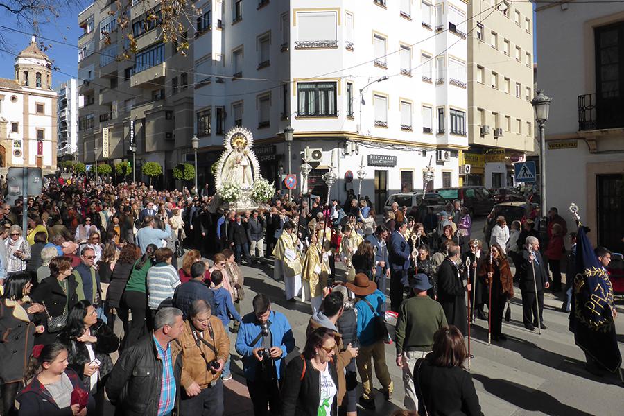 Imágenes de la festividad de la Patrona de Ronda, la Virgen de la Paz