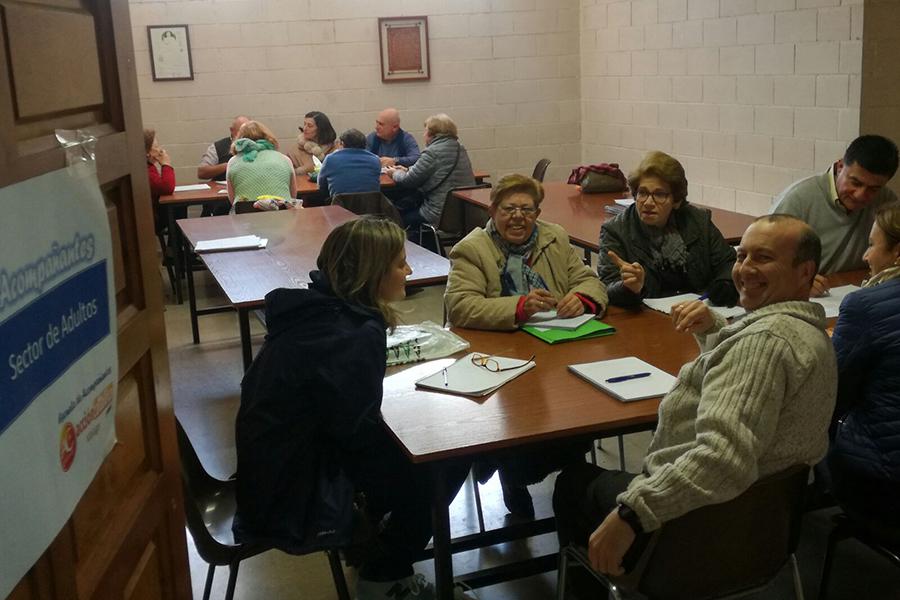 Segunda sesión de la Escuela de Acompañantes de ACG Málaga // C. VERA