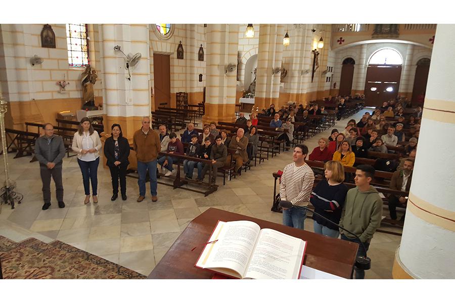 Rito de "elección" de catecúmenos en Melilla