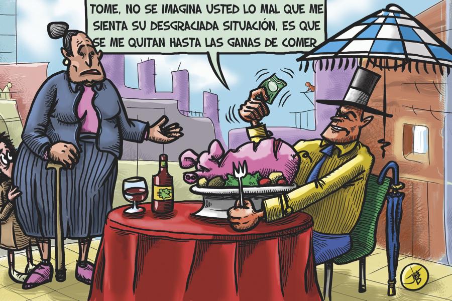 Javiñetas y la limosna