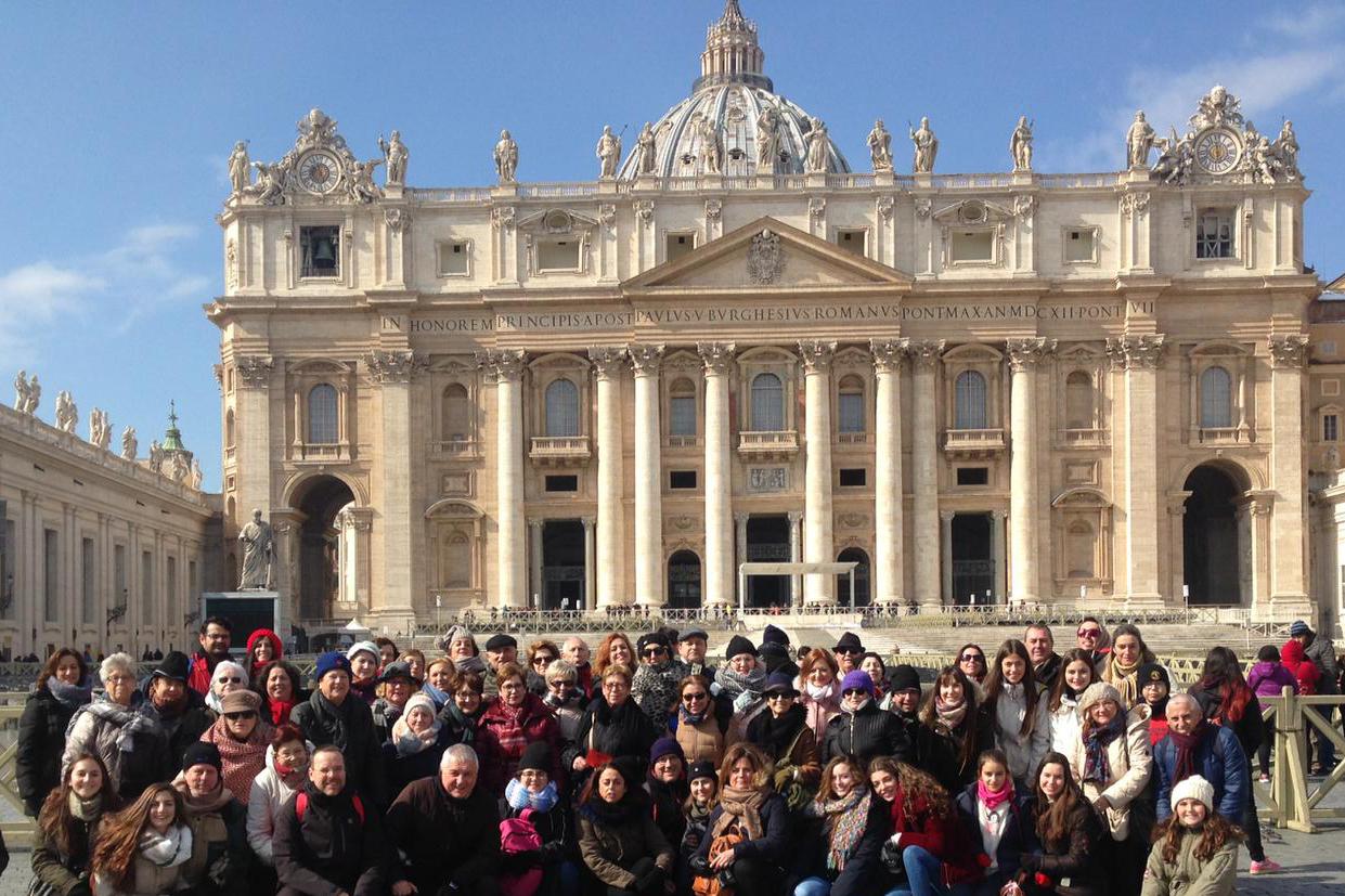 La parroquia del Salvador peregrina a Roma
