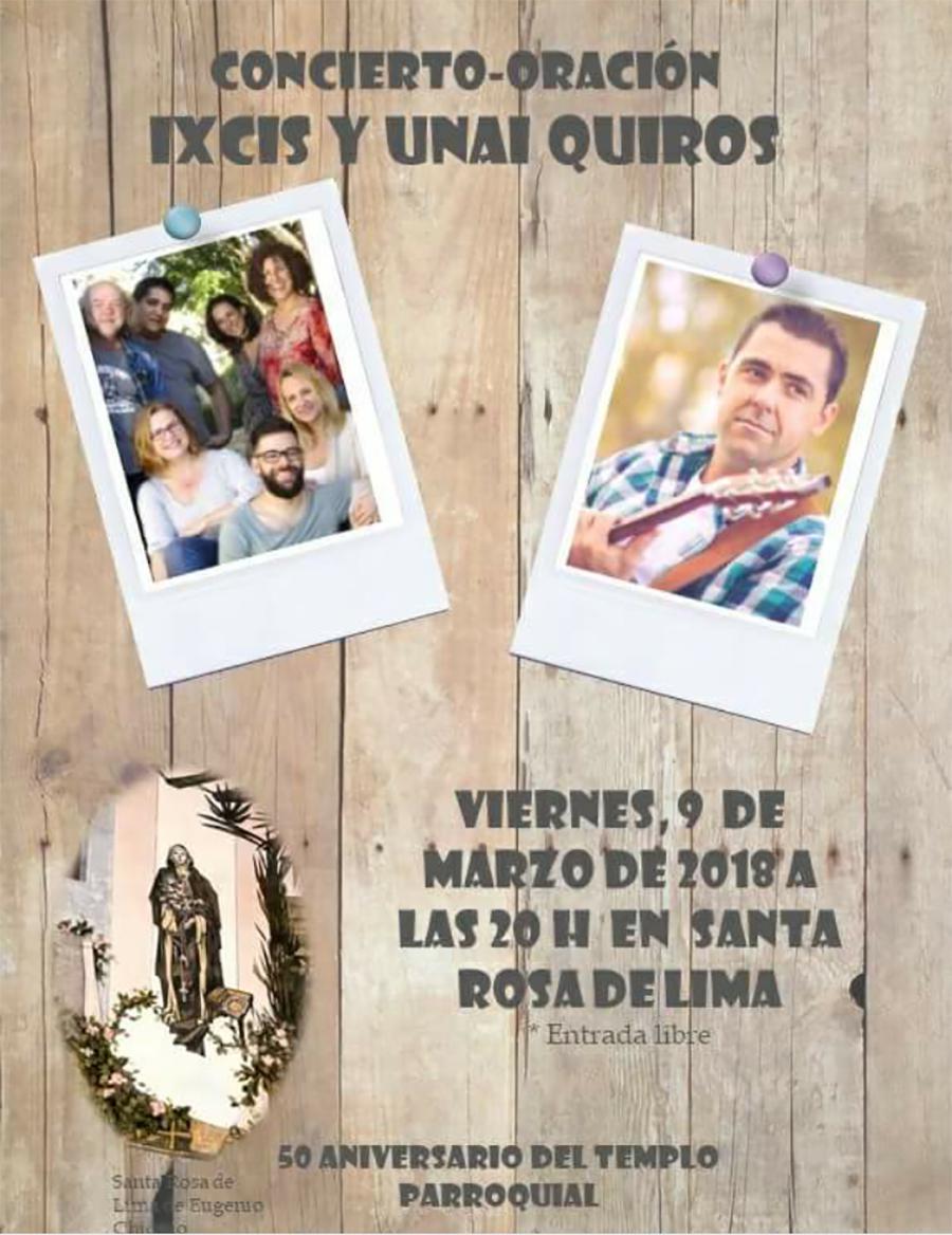 Concierto-oración por el 50 aniversario de la parroquia de Santa Rosa de Lima