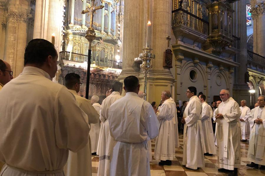 Misa Crismal 2018 en la Catedral de Málaga // E. LLAMAS