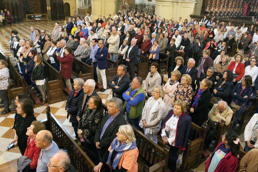 Misa "in Coena Domini" el Jueves Santo, en la Catedral de Málaga // M. ZAMORA
