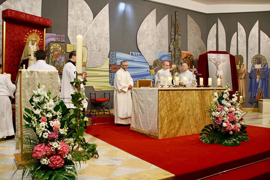 Visita Pastoral del Obispo de Málaga, Jesús Catalá, a la parroquia del Santo Ángel // A. SERRANO