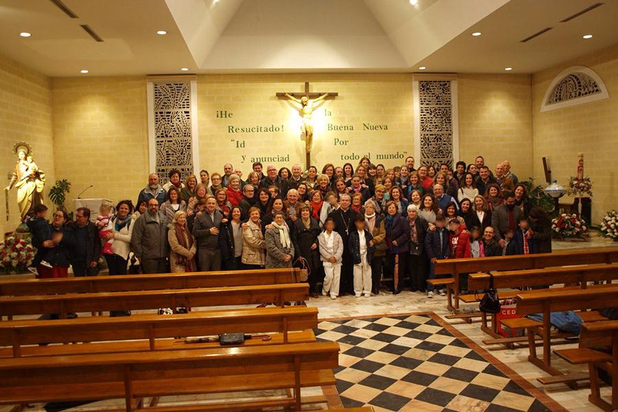 Visita Pastoral del Obispo de Málaga, Jesús Catalá, a la parroquia de El Salvador