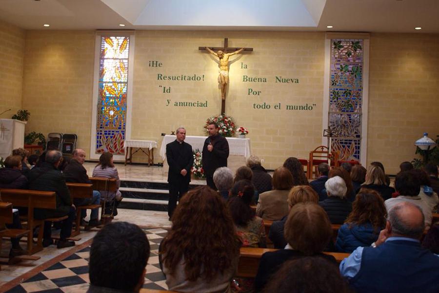 Visita Pastoral del Obispo de Málaga, Jesús Catalá, a la parroquia de El Salvador