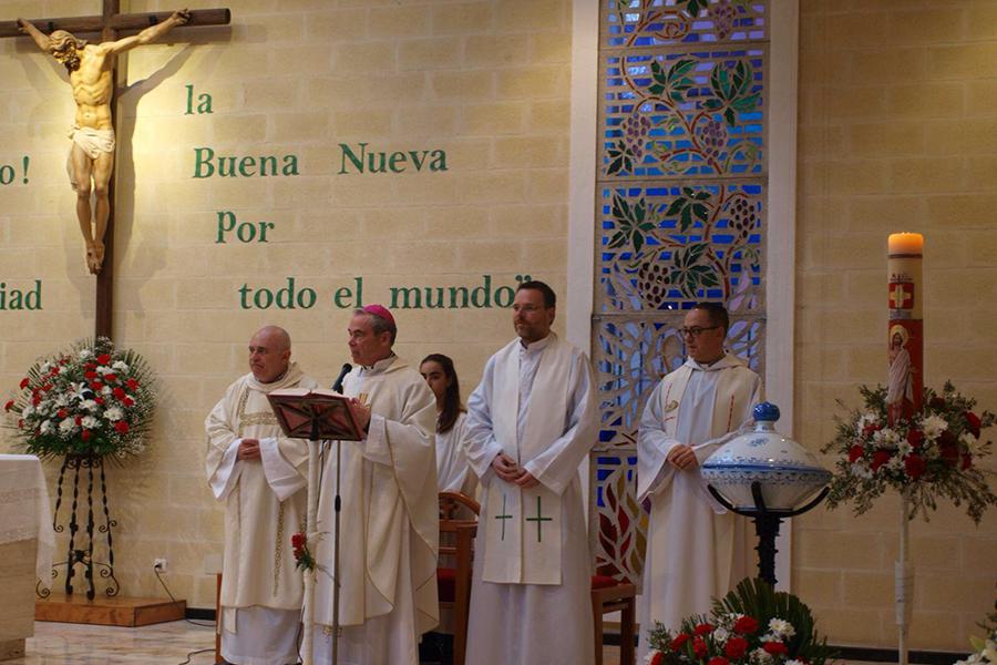 Visita Pastoral del Obispo de Málaga, Jesús Catalá, a la parroquia de El Salvador