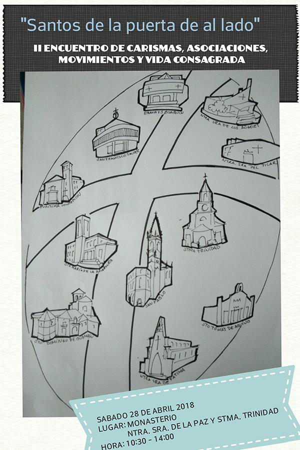 Cartel del II Encuentro de Arciprestazgo de los Ángeles