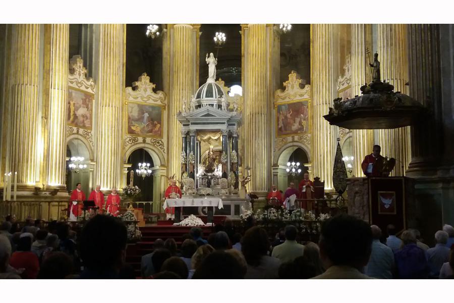 Celebración de Pentecostés en la Catedral de Málaga 