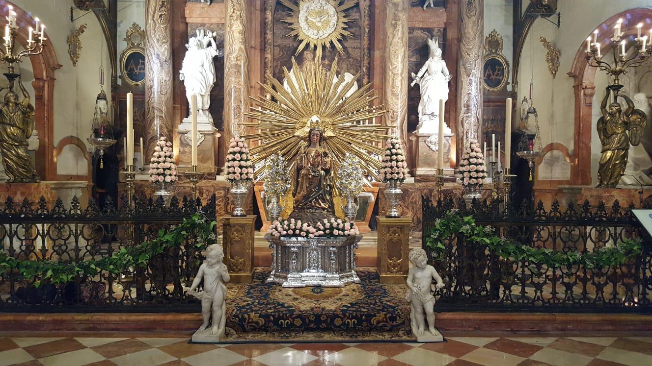 La Virgen de la Victoria está entronizada en la capilla de la Encarnación de la Catedral 