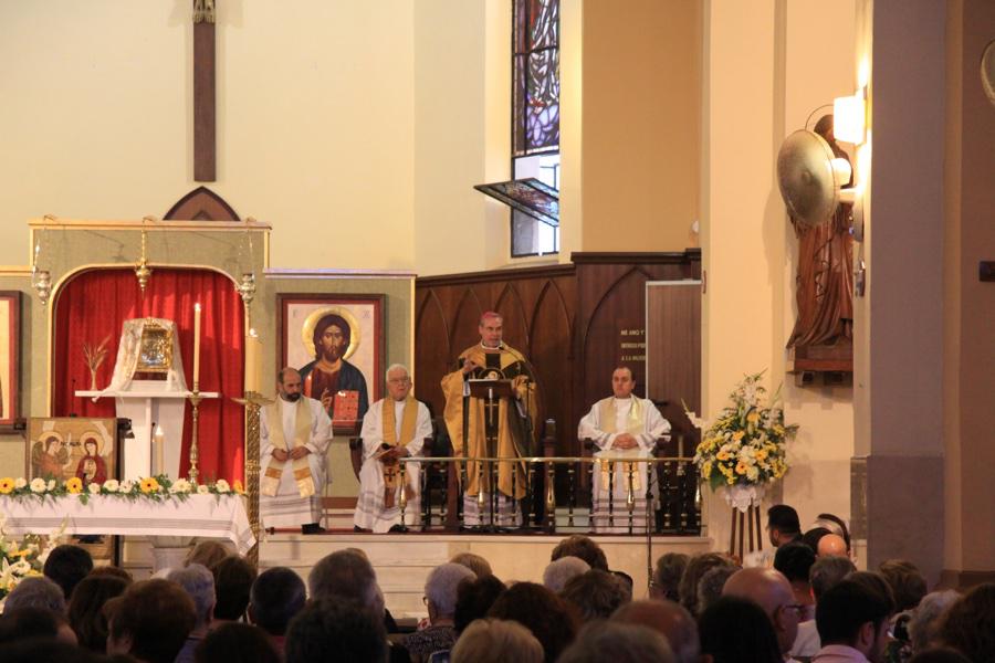 Misa Estacional en la Visita Pastoral a San Patricio. FOTO: A. FERNÁNDEZ