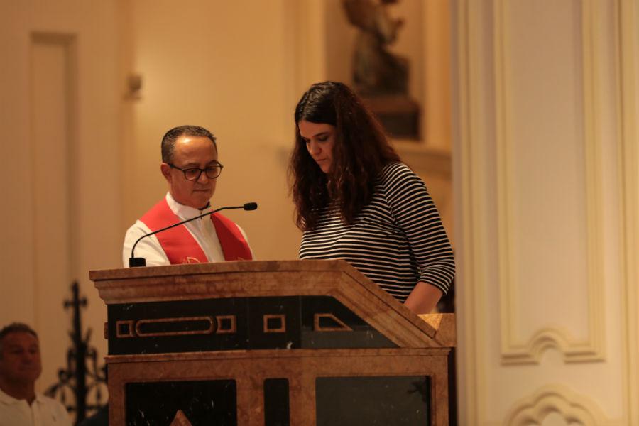 Celebración de fiesta de la Merced en la parroquia de Santiago // S. FENOSA