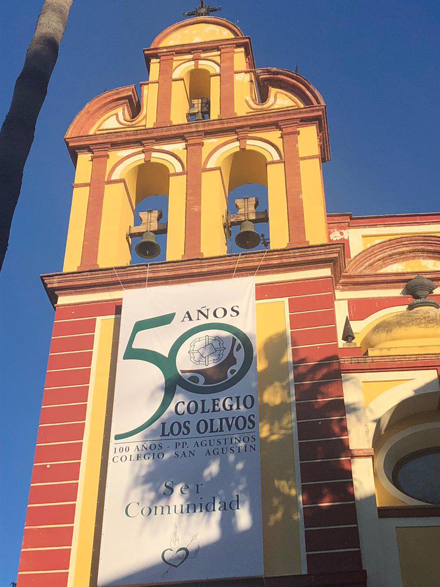 Espadaña de la iglesia de San Agustín, en Málaga capital