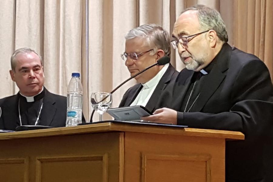 Don Jesús Catalá, en las Jornadas de Vida Consagrada en Ávila