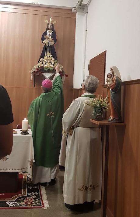 Don Jesús Catalá en el Centro Penitenciario de Melilla