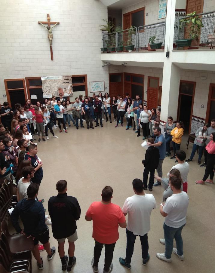 Convivencia de jóvenes de la Acción Católica General (ACG) en octubre de 2018