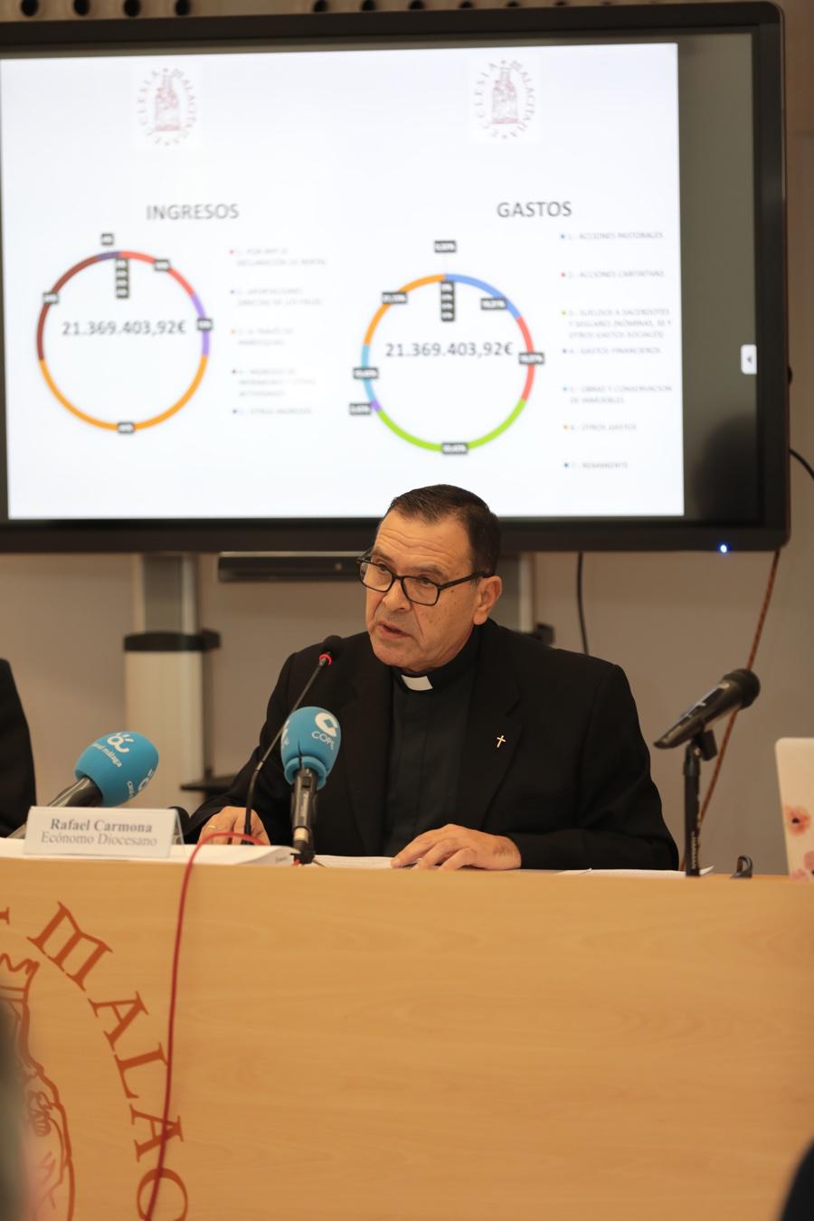 Rueda de prensa de presentación del Día de la Iglesia Diocesana, en noviembre de 2018/S.FENOSA