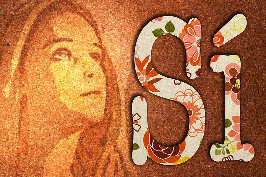 Detalle del cartel de la Vigilia de la Inmaculada de 2018