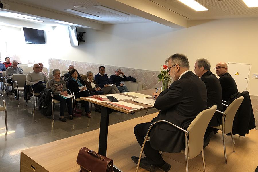 ARCHIVO. Reunión del Consejo Pastoral Diocesano, en Casa Diocesana Málaga, el 24 de noviembre de 2018//E. LLAMAS