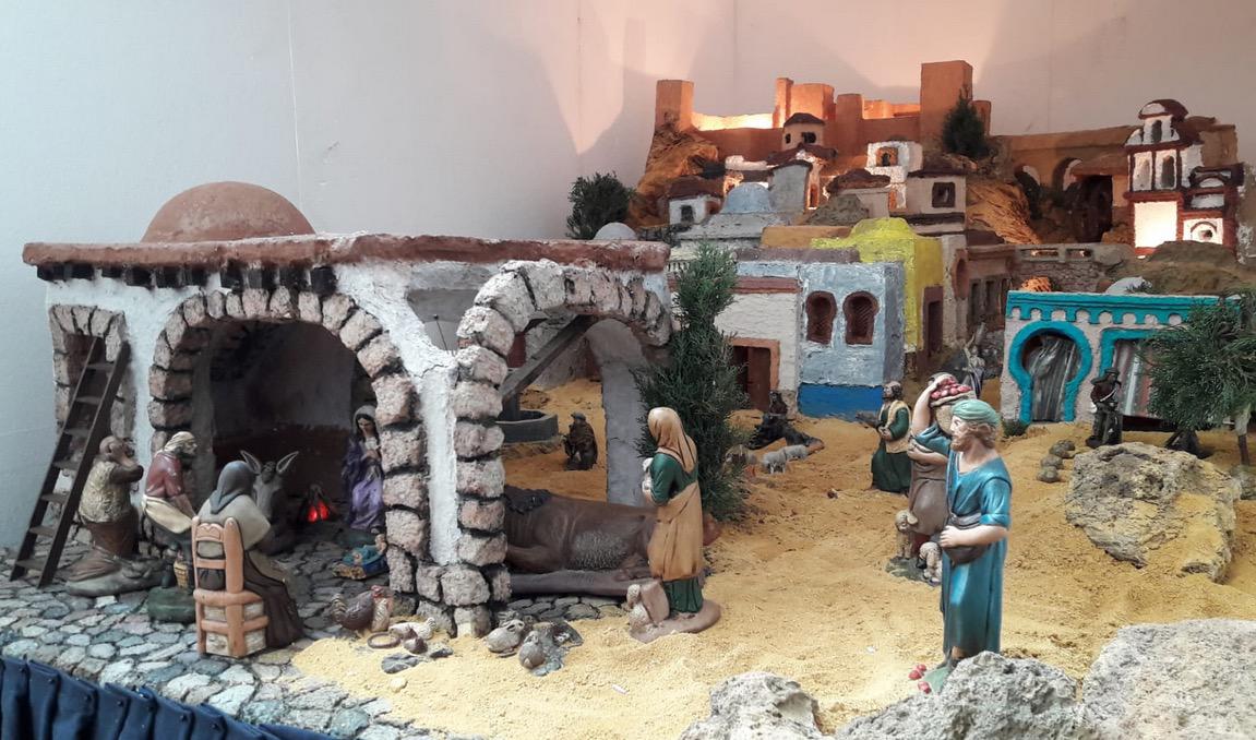 Belén de la parroquia de Santa María Estrella de los Mares
