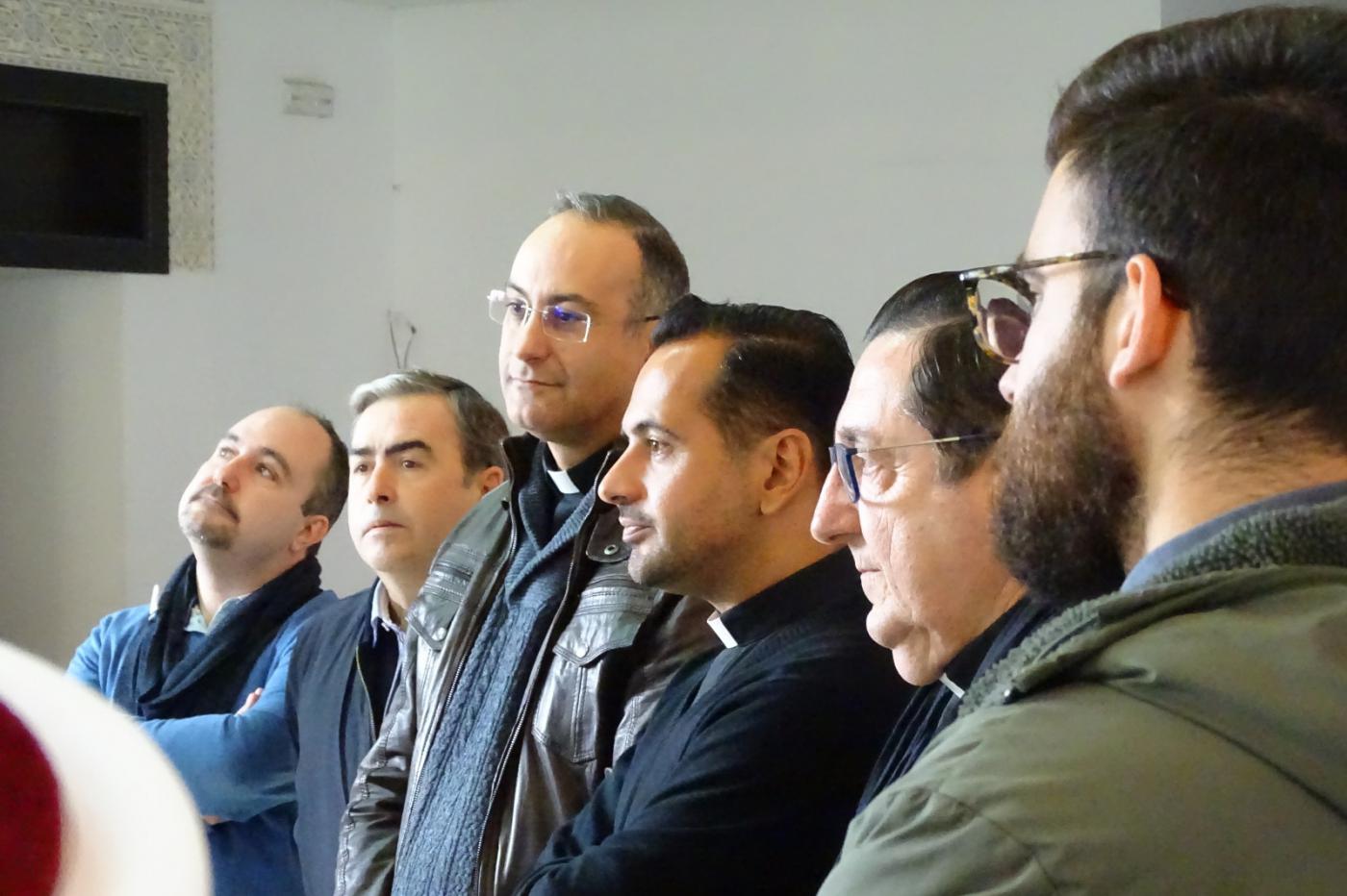 Sacerdotes e imanes, en la mezquita de Fuengirola