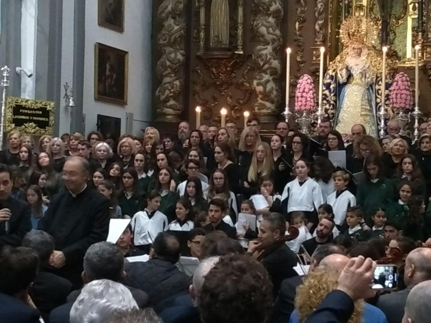 Concierto de voces blancas de los Pueri Cantores de Fundación Victoria en el Museo de Málaga