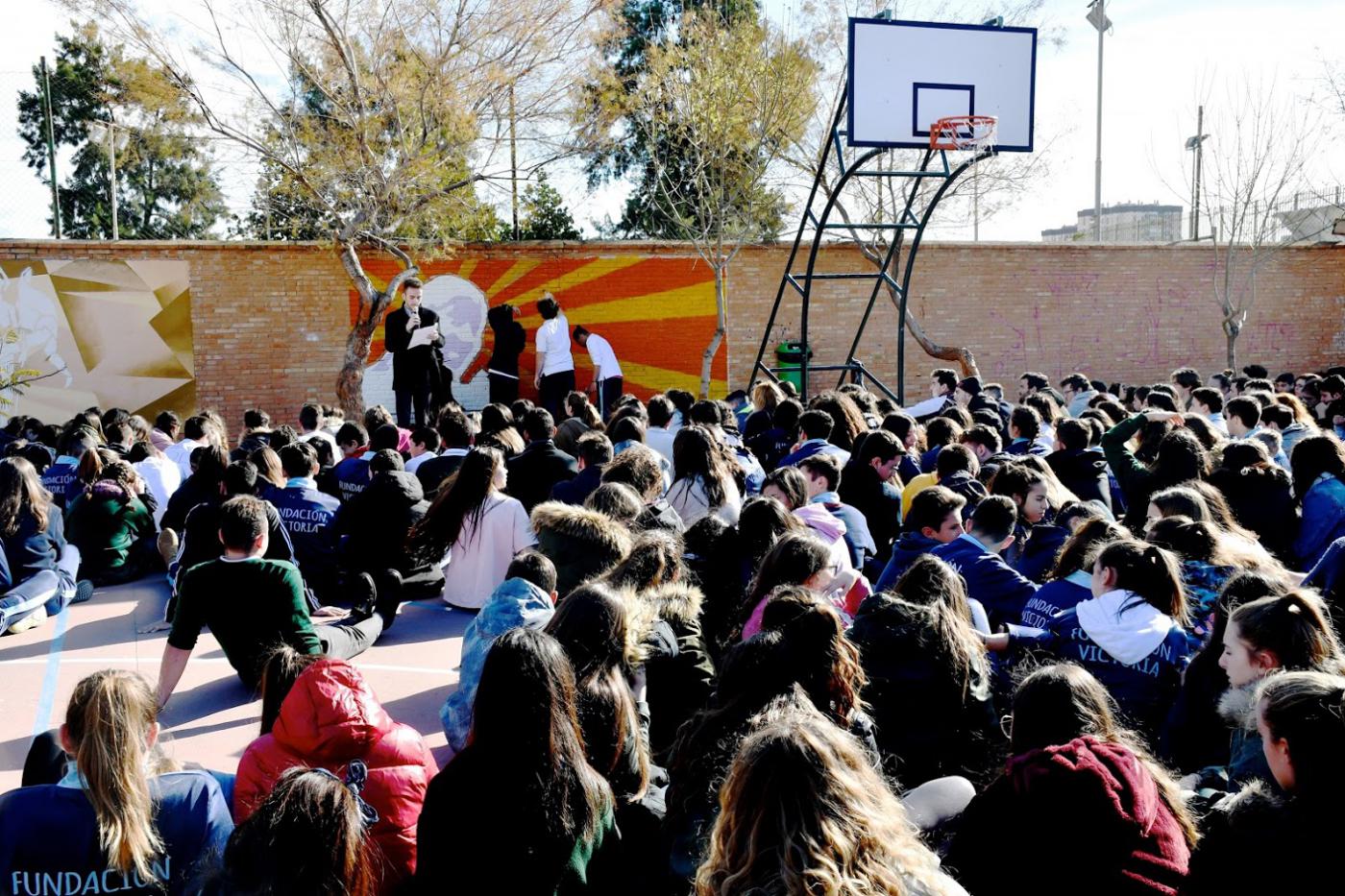 Celebración del Día Mundial de la Paz y la No Violencia, en el Colegio Diocesano Santa Rosa de Lima