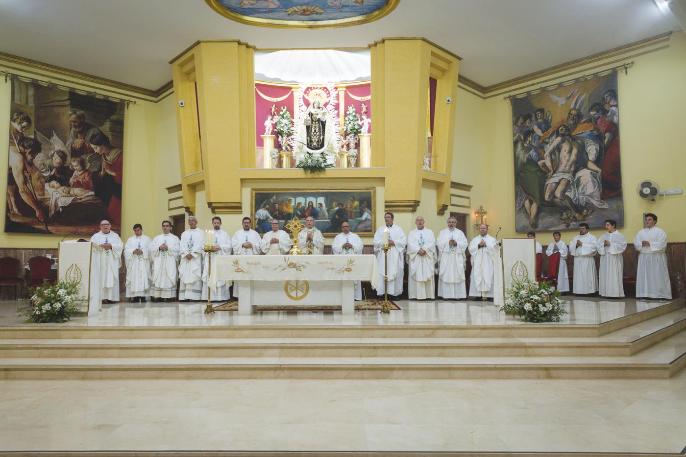 Apertura de la visita pastoral al arciprestazgo de Marbella Estepona en la parroquia del Carmen de Estepona. FOTO: A. SEDEÑO
