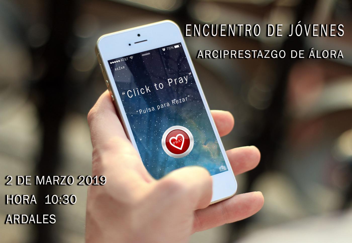 Cartel del encuentro de jóvenes del arciprestazgo de Álora