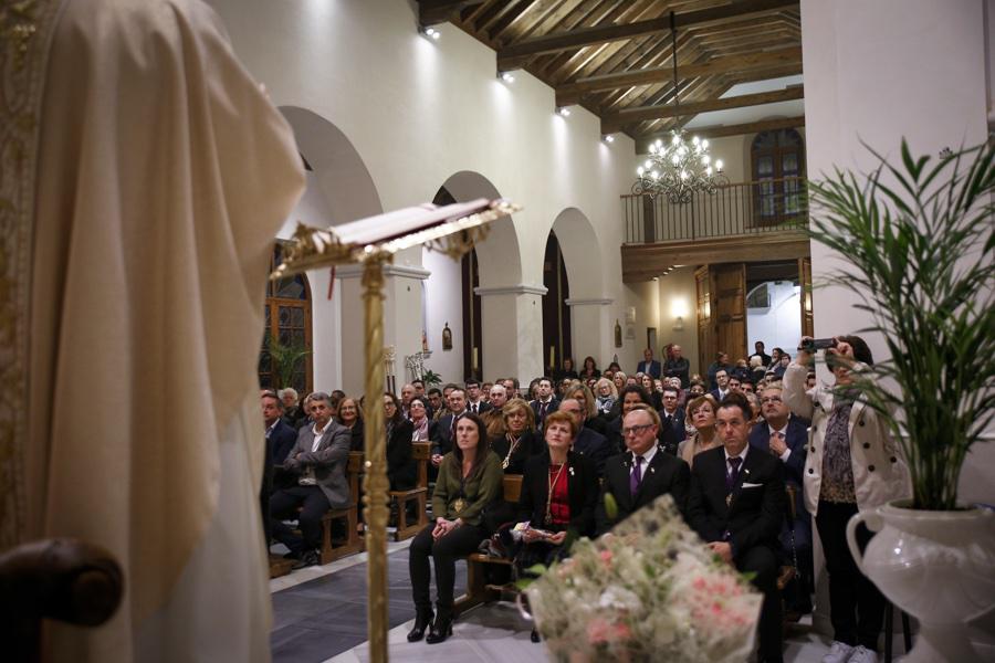 Eucaristía en la parroquia de Santa Ana (Algarrobo) con la participación de las Patronas Marianas de la Diócesis de Málaga // Y. MARTÍN