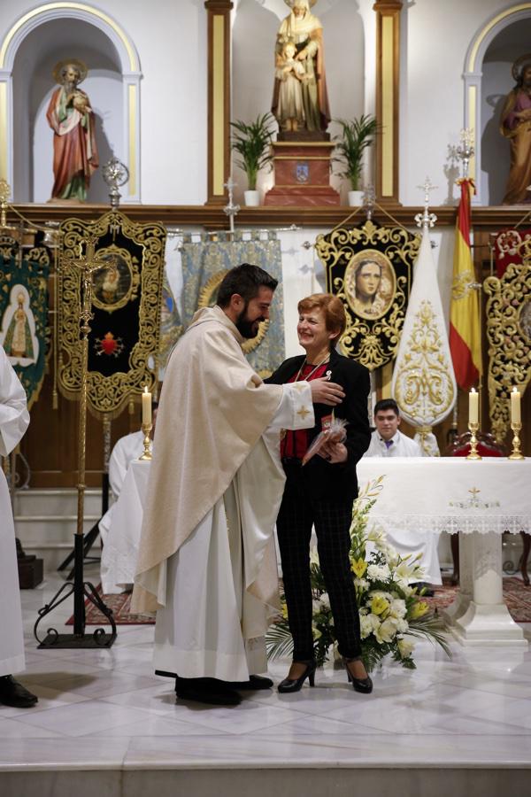Eucaristía en la parroquia de Santa Ana (Algarrobo) con la participación de las Patronas Marianas de la Diócesis de Málaga // Y. MARTÍN
