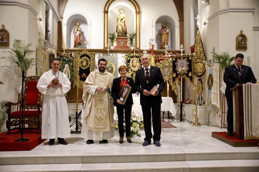 Eucaristía en la parroquia de Santa Ana (Algarrobo) con la participación de las Patronas Marianas de la Diócesis de Málaga // Y. MARTÍN