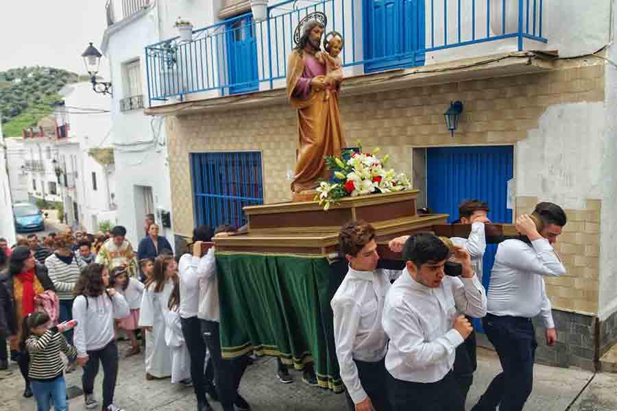 Los malagueños celebran el día del padre de Jesús
