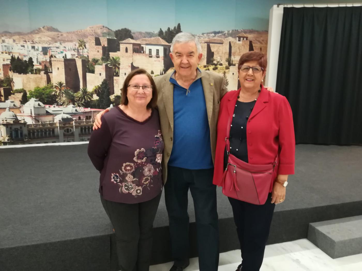 Inauguración de la exposición de Cáritas por su 50 aniversario en la casa hermandad de Estudiantes// CÁRITAS MÁLAGA