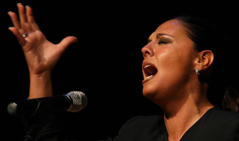 La saeta de Virginia Gámez a la Virgen María