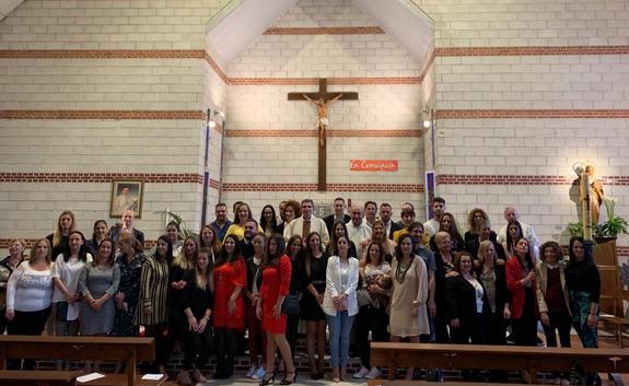 Confirmandos en Virgen del Camino