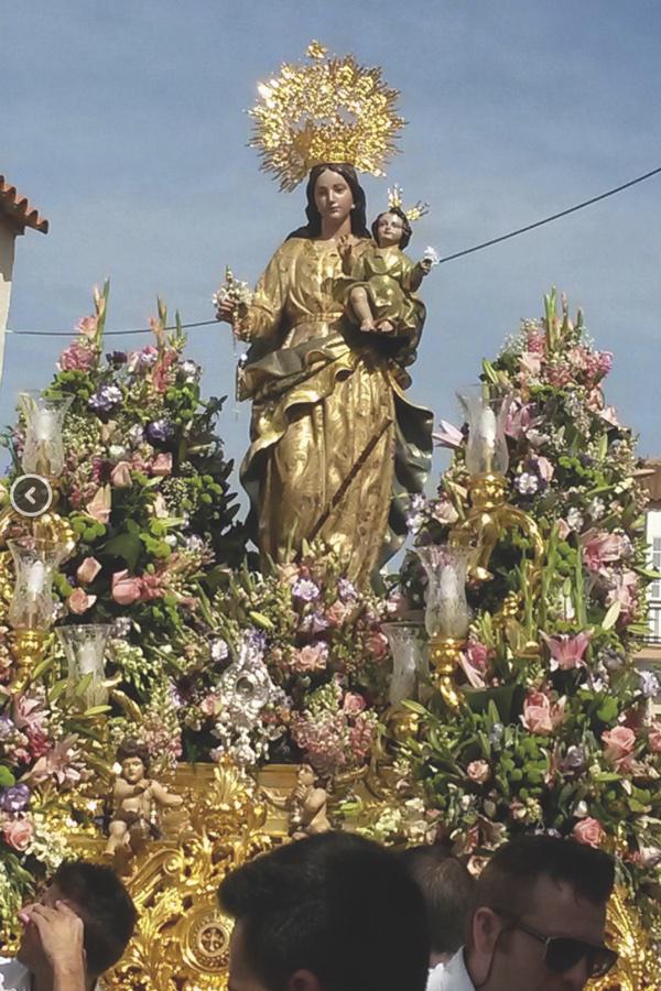 Ntra. Sra. de las Virtudes, patrona de Fuente de Piedra // www.fuentedepiedra.es