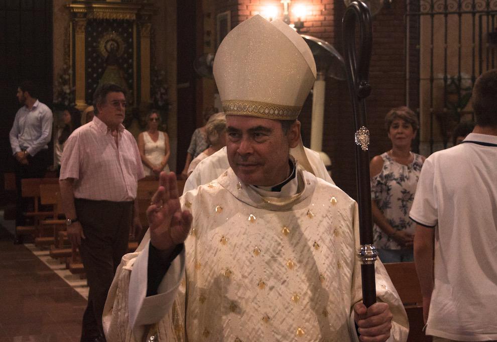 Visita pastoral del Obispo de Málaga, Jesús Catalá, a la parroquia Virgen del Carmen en Nueva Andalucía (Marbella) // E. GONZÁLEZ GUERRERO