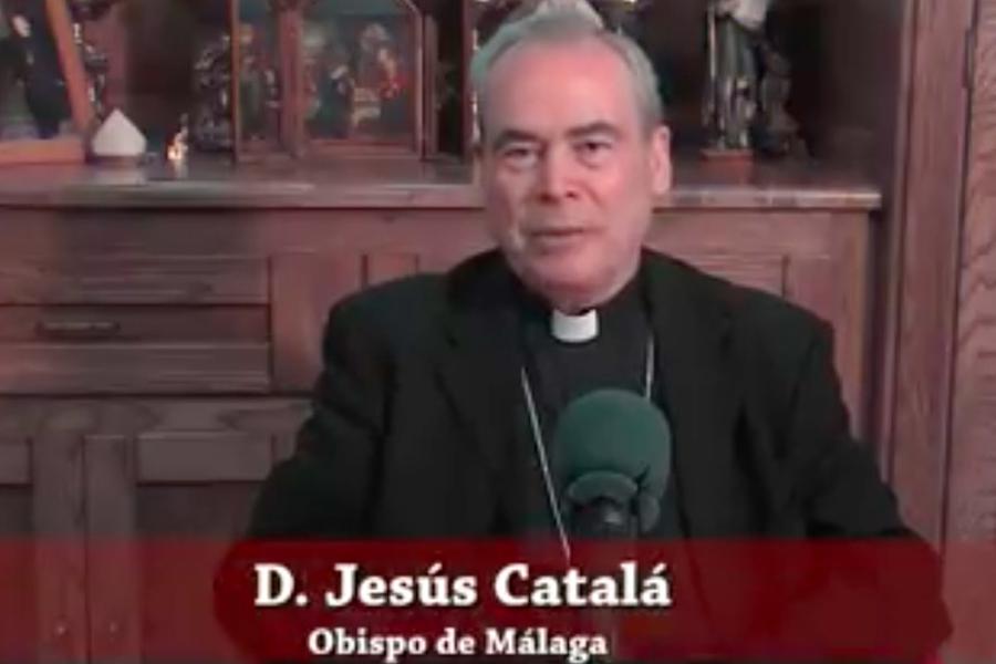 Entrevista al Obispo en televisión