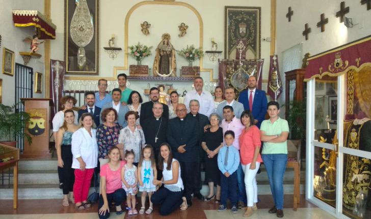 Visita a la hermandad del Carmen de Estepona
