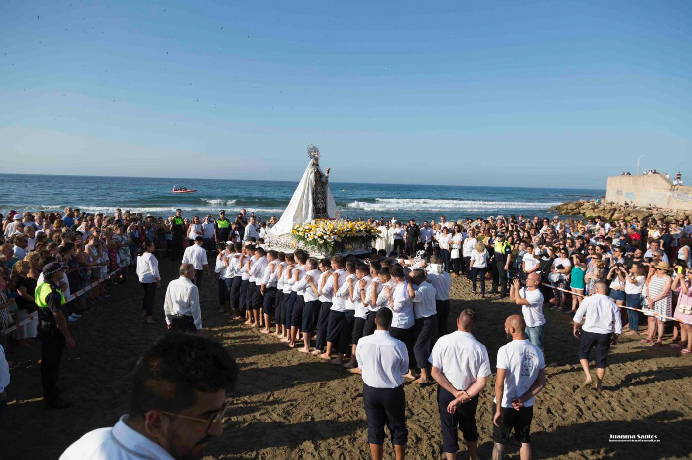 Cultos a la Virgen del Carmen de Marbella, el 16 de julio de 2019