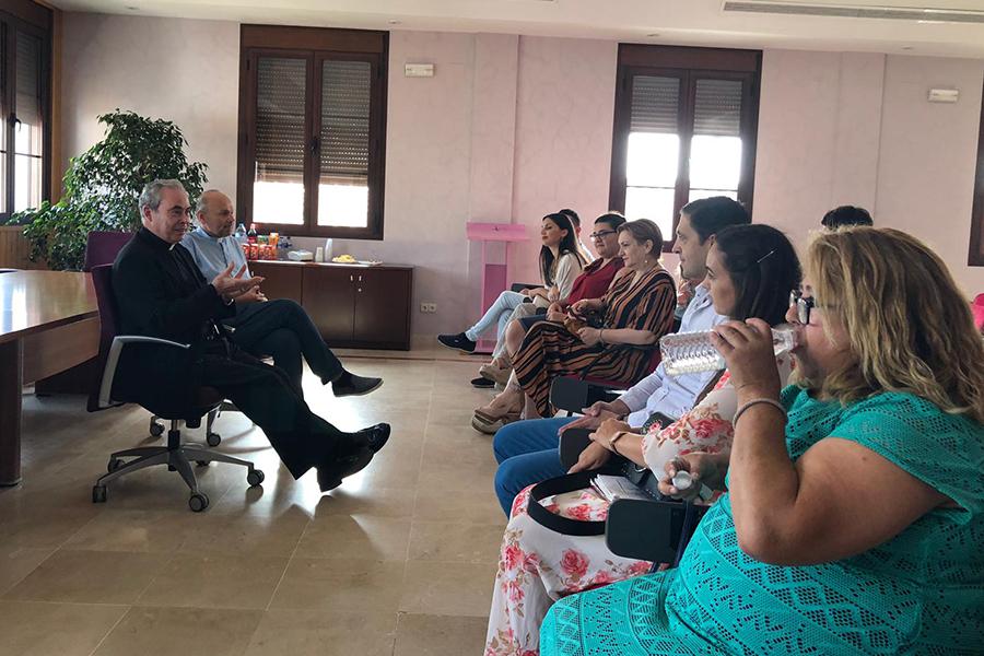 Asamblea parroquial en Secadero, en la Visita Pastoral al arciprestazgo de Marbella-Estepona, el 20 de julio de 2019