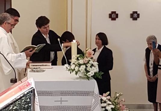 Votos temporales de dos novicias nazarenas en Málaga