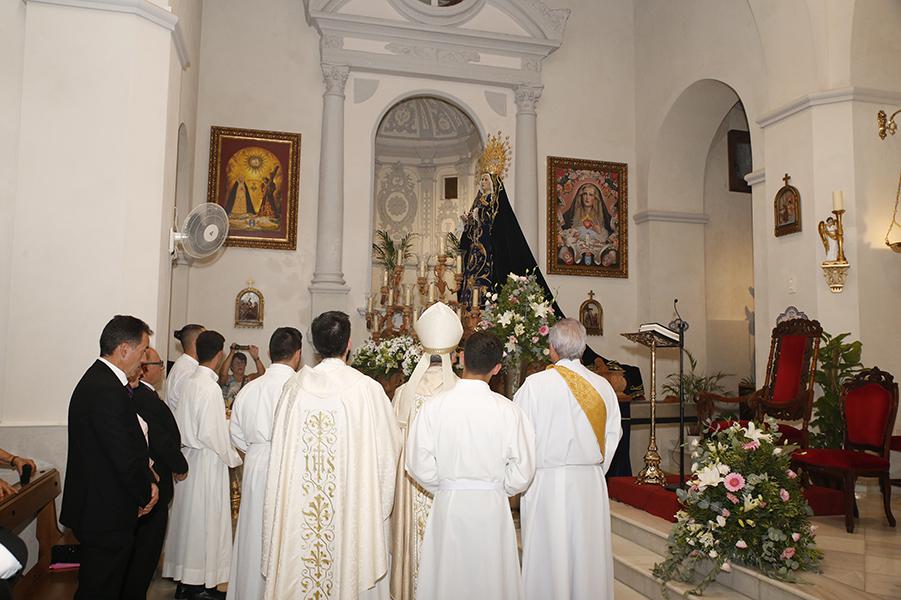 Eucaristía dedicada a Nuestra Señora de los Dolores en Algarrobo // Y. MARTÍN