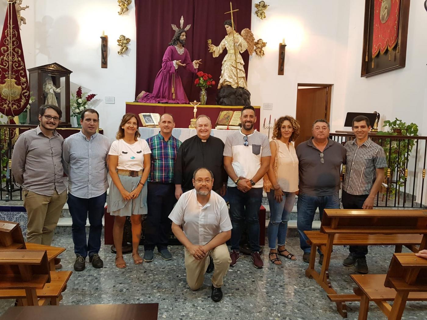 El Delegado de Hermandades y Cofradías visita Álora