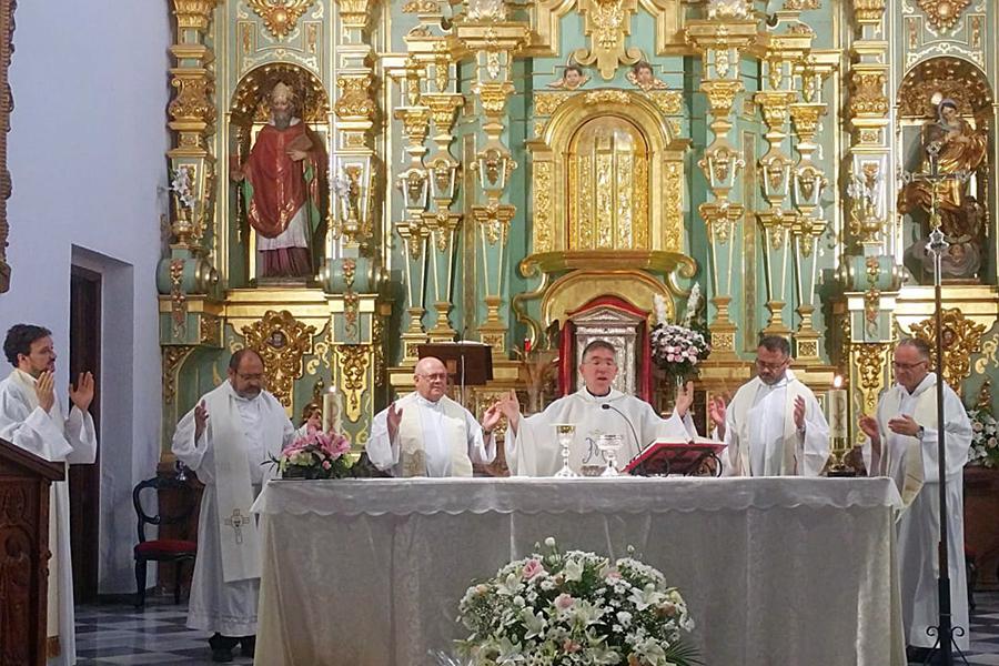 Misa de acción de gracias por la causa de beatificación de la señorita Laura, en la parroquia de la Encarnación de Álora
