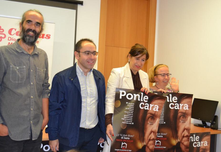 Cáritas "pone cara" a las personas sin hogar